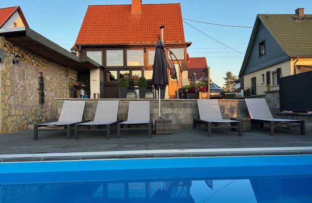 Holiday Home 'Eisfelder Blick' with Private Pool, Private Terrace and Wi-Fi
