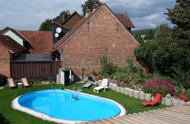 Holiday Home 'Gruppenhaus-Osterhagen' with Private Pool, Private Terrace and Wi-Fi