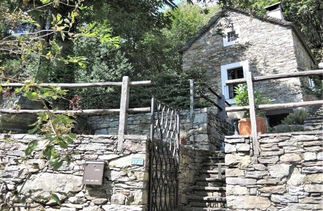 Holiday home in Cugnasco with swimming pool