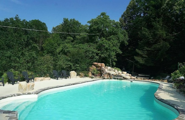 Holiday home in a former mill from the 18th century. With 10 000 m² of land and pool