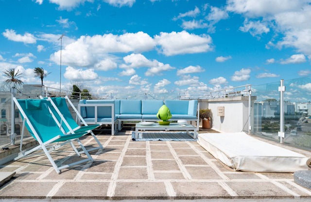 Holiday Home 'Le Terrazze Otranto Attico - 5' with Shared Terrace, Wi-Fi and Air Conditioning