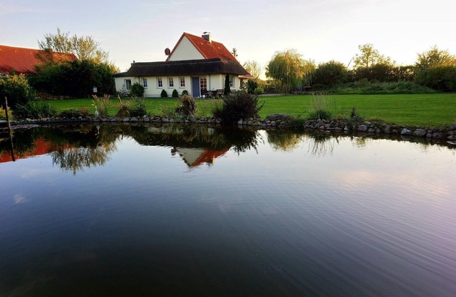 Holiday Home "Naturteich Haus" with Private Swimming Pond, Private Terraces & Wi-Fi