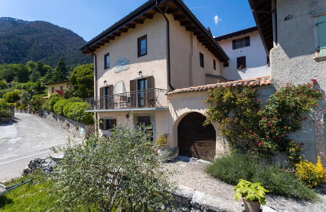 Holiday home with balcony and garden