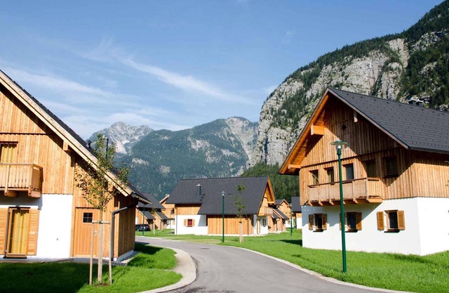 Holiday home with indoor pool, spa and children's playground in the Village