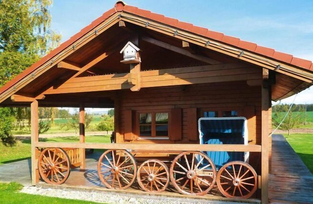Holiday home with pool and sauna in Kanzach