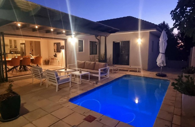 Holiday home with pool in secure estate