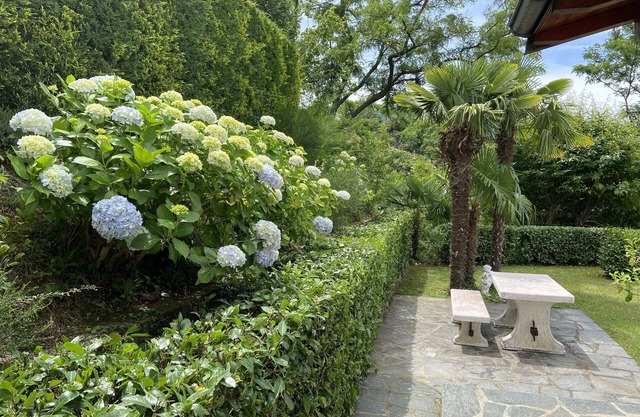 Holiday house with fantastic lake view and large private garden near the lake