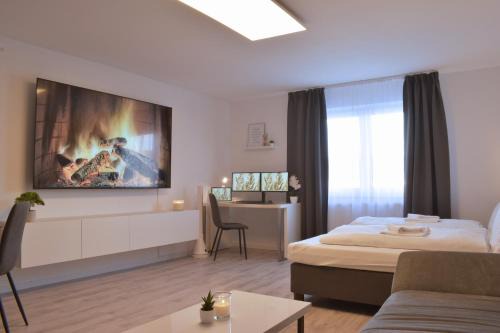 Holiday&Stay, Apartment Relax, Küche, 85Zoll TV, WLAN
