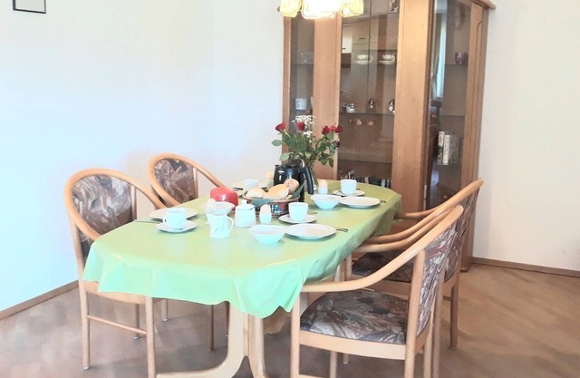 Holidays on the farm - apartment with terrace and panoramic view right on the edge of the forest