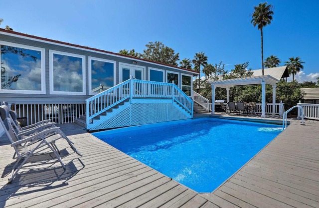 Home on San Jacinto River with Pool, Dock and Deck!