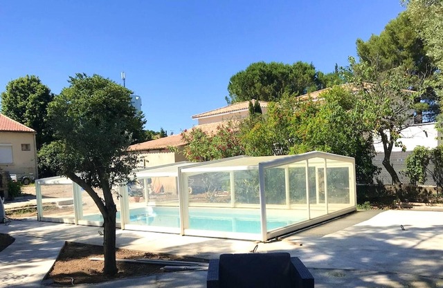 Homerez - Villa for 8 ppl. with swimming-pool, garden and terrace at Servian