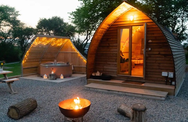 Hot Tub Cabin in North Yorkshire.n