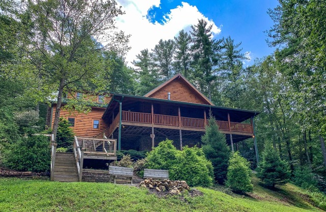 Hot Tub Nights + Fireside Comfort = The Perfect Sept @ Pine Log Lodge