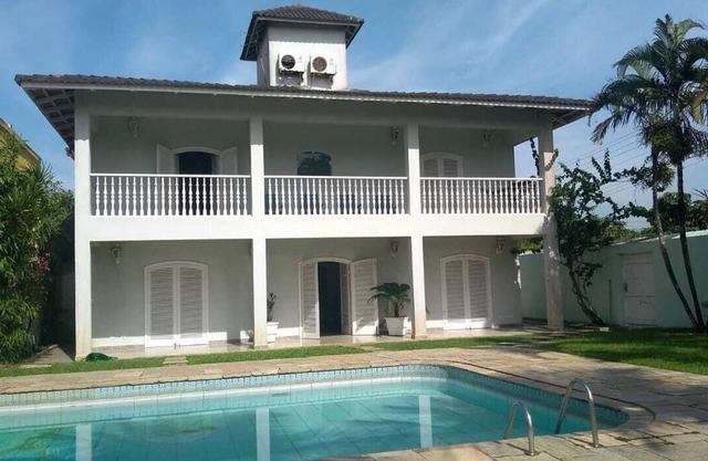 House 2 suites, swimming pool, barbecue, wi-fi - Mar Casado and Pernambuco Beach - Guaruja