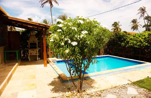 House blue high standard with Wifi in Aguas Belas Caponga
