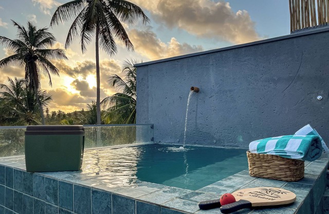 House Essence Miracles. Beautiful View and Private Pool. 200m from Riacho Beach