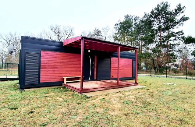 House by the lake, holiday homes on the Polish Baltic Sea.