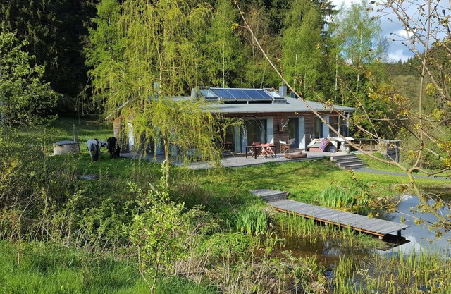 House by the pond