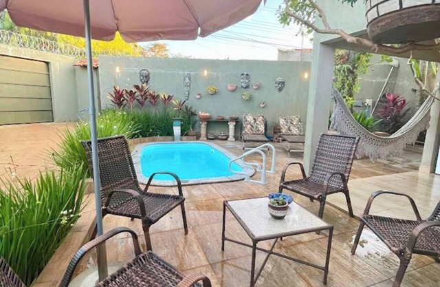 HOUSE Caldas Novas/Heated pool/max. 12 people