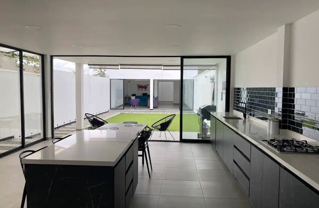 House F - Beautiful House Traditional Facade - Modern Interior