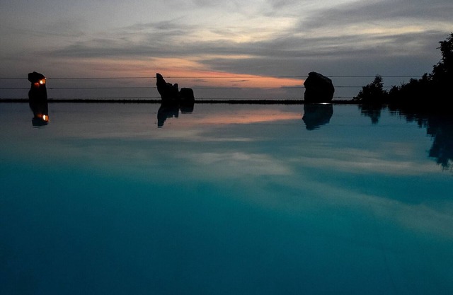 House Girasole in the country with Pool, garden and spectacular sea view