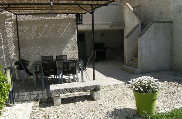 house in a village of the enclave of the popes