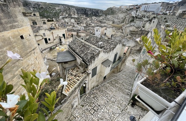 House in the center in the Sassi of Matera