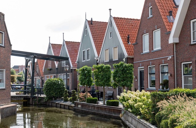 House in Volendam with Marina View