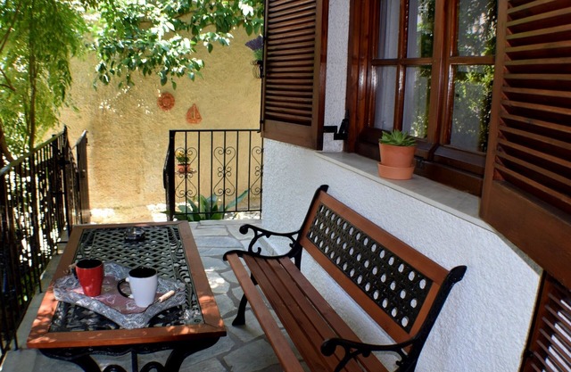 "House inside garden"