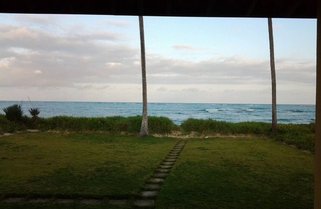 House on the seafront of S J da Coroa Grande beach - 4 suites