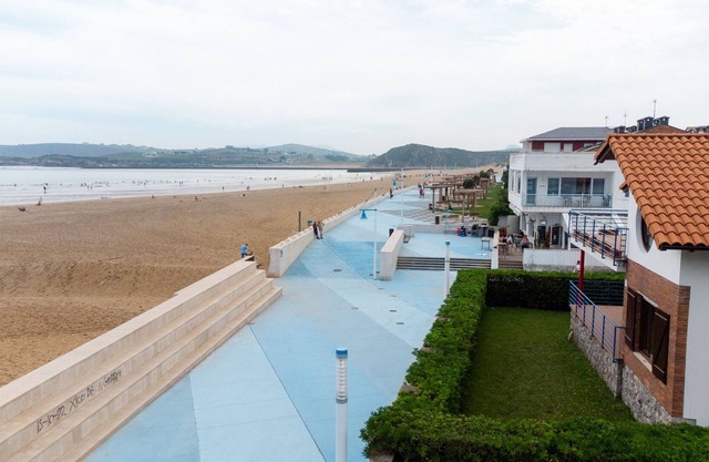 House on the beachfront of La Concha