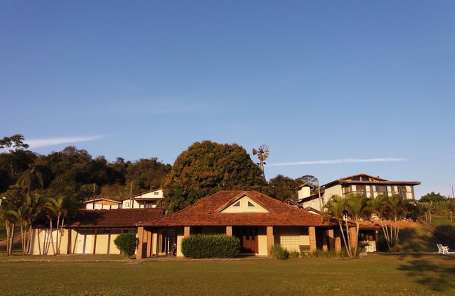 House on the farm with and wonderful view to the Pedra Grande de Atibaia.