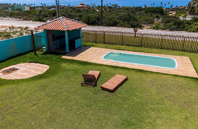 House with leisure facilities in a condominium.