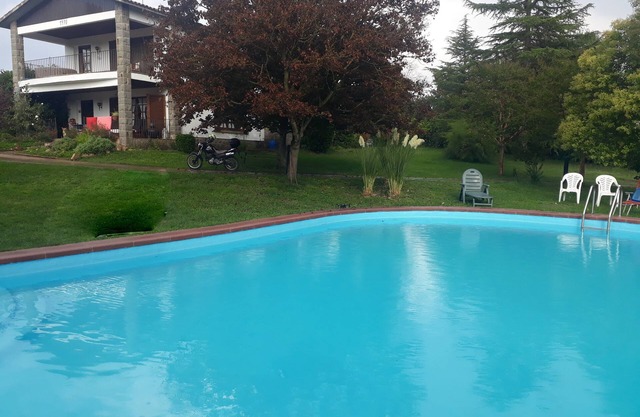 House with pool and garden, ideal for families. Minimum 6 guests.