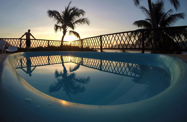 House with pool, terrace and panoramic views of the sea and rainforest