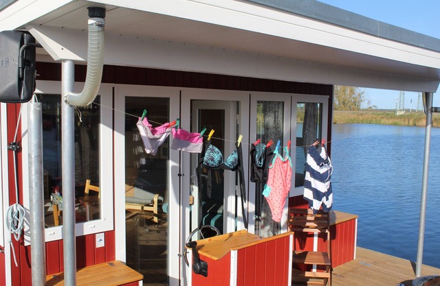 Houseboat - moored in Anklam 1