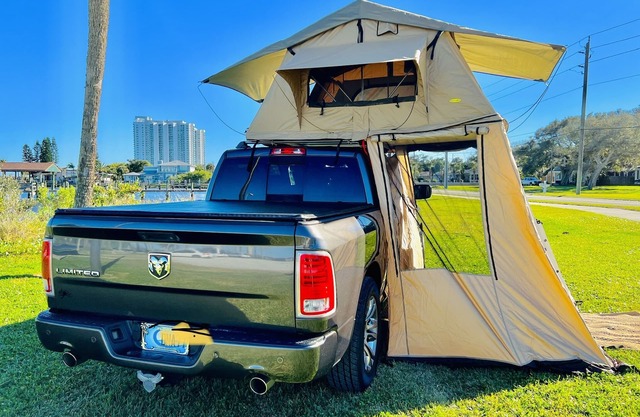 Huge Amazing Travel Camp Retreat Fits 5 Adults Outdoor Travel Access Family Fun!