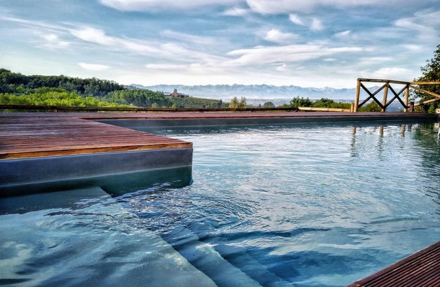 Huge Barolo farmhouse with pool among the vines