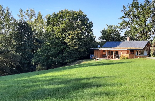 Hunting lodge in the green