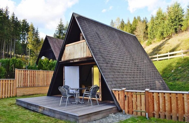 Hut near Lake Traboch and Eisenerz Alps