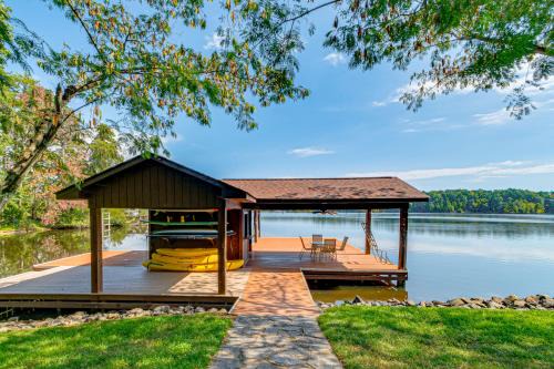 Hyco Lake Escape with Deck and Dock Families Welcome!