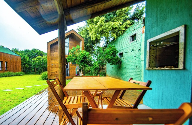 IbiraCottage Casa Verde em frente a Lagoa RS5981