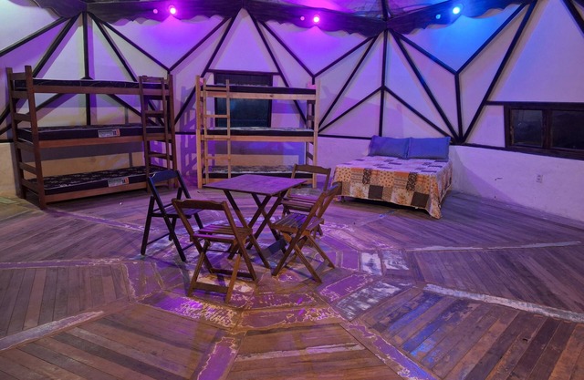 Ibiraquera Geodesic Dome, surrounded by sea and lagoons. 15km from Praia do Rosa