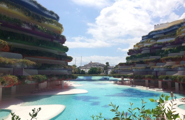 Ibiza Frontline Apt in Las Boas, best Old Town Views ,Real pictures
