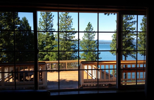 Iconic Lake House with Panoramic Water Views & Semi-Private Beach