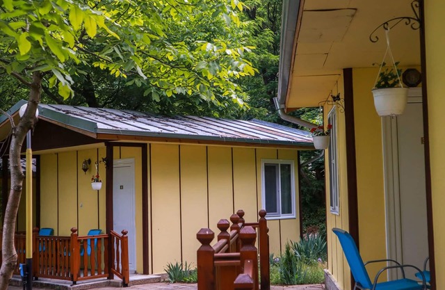 Ideal bungalow for 2 or 3 guests surrounded by a lovely garden