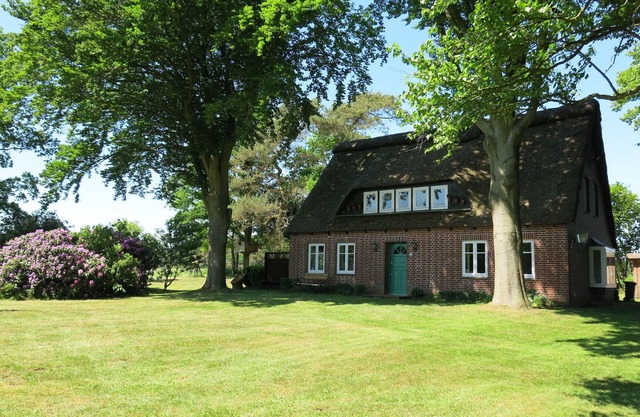 Idyllic thatched cottage in a unique natural setting