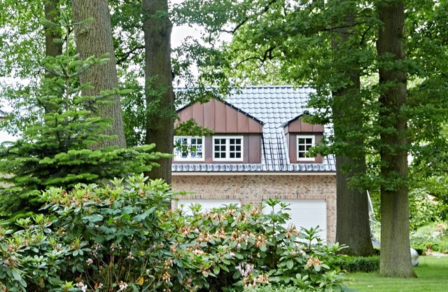 Idyllic tranquility near the "Alten Land" and the city of Hamburg