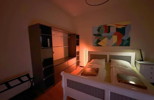 IGO Apartment 2 Schlafenzimmer mit Waschmaschine Trockner Haustier Rheinufer 5min Netflix Disney plus 17-6