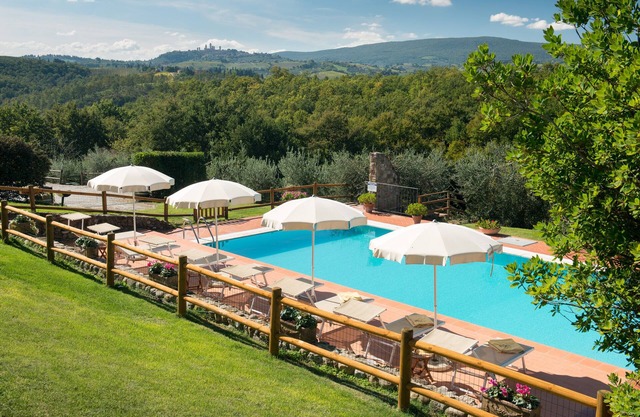 Il Coltro Farmhouse Front On San Gimignano - Il Sole